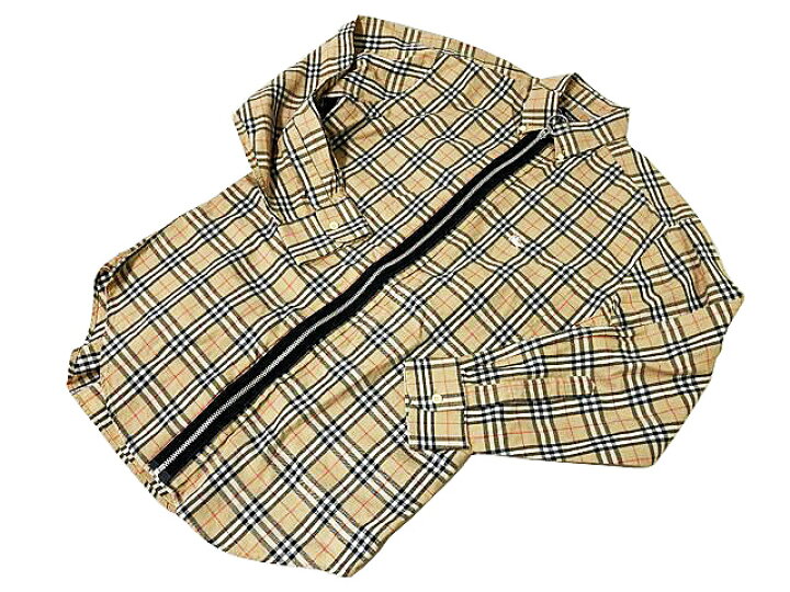 楽天市場】BURBERRY(バーバリー）ジップアップ アウタージャケット 