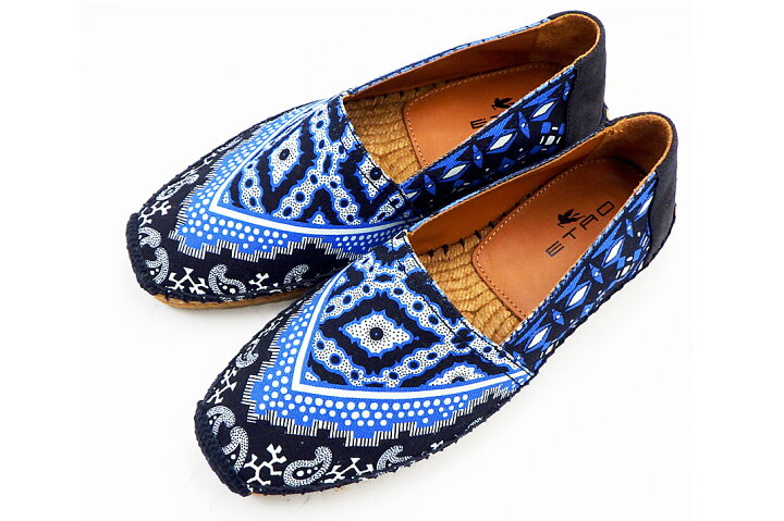 楽天市場】ETRO(エトロ） エスパドリーユ スリッポン ジャカード 