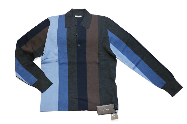 楽天市場】BOTTEGA VENETA(ボッテガ） ポロシャツ ストライプ ブルー  