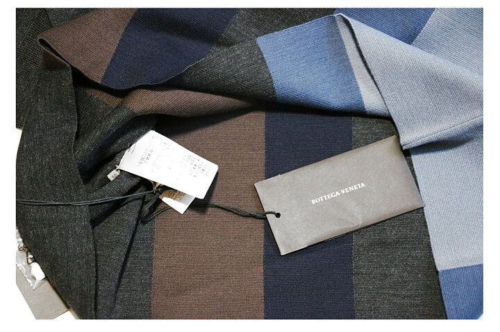 楽天市場】BOTTEGA VENETA(ボッテガ） ポロシャツ ストライプ ブルー  