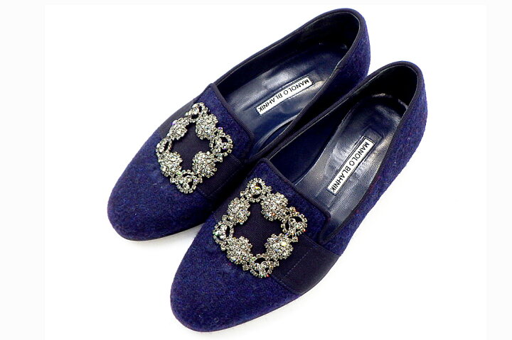 楽天市場】Manolo Blahnik（マノロ・ブラニク） ローファー ドレス 