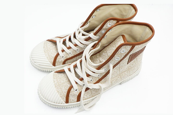 楽天市場】LOEWE(ロエベ）ハイカットスニーカー アナグラム ハイカット  