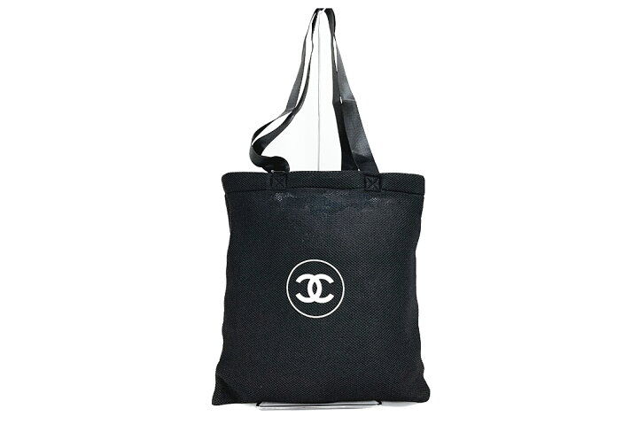 楽天市場】CHANEL(シャネル）トートバッグ ノベルティ ブラック  
