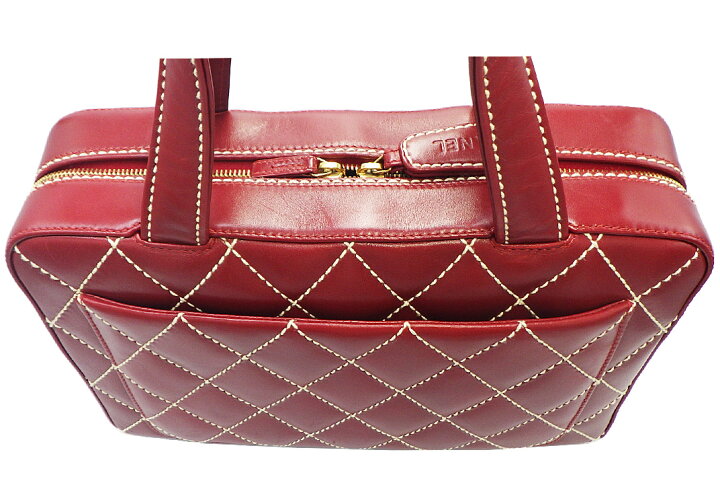 楽天市場】CHANEL(シャネル）ワイルドステッチ ハンドバッグ A18121 