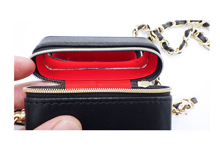 楽天市場】CHANEL(シャネル）ミニチェーンショルダーポーチ リップ 