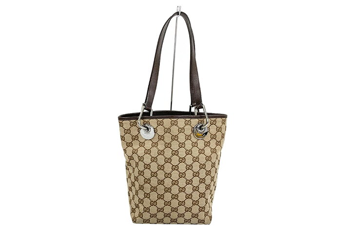楽天市場】GUCCI(グッチ）GGトートバッグ 120840 キャンバス レザー 