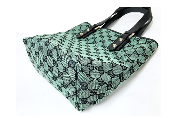 楽天市場】GUCCI(グッチ）GGトートバッグ 257250 ジャガード × レザー 