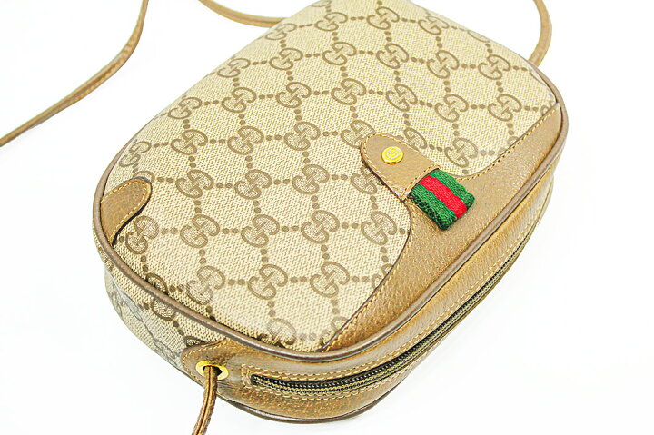 楽天市場】GUCCI(グッチ）89.02.066 オールドグッチ シェリーライン GG 