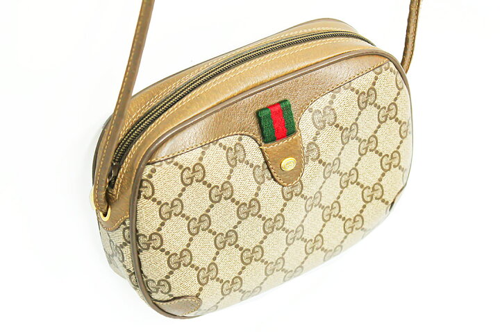楽天市場】GUCCI(グッチ）89.02.066 オールドグッチ シェリーライン GG 