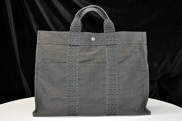 楽天市場】HERMES【エルメス】 エールライントートMM グレー 旧 