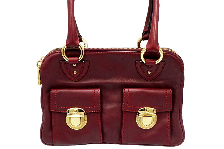 楽天市場】MARC JACOBS【マークジェイコブス】ハンドバッグ ボルドー  