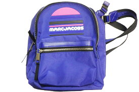 MARC JACOBS【マークジェイコブス】　トレックパック スポート ロゴ ラージ バックパック　ブルー　【中古】【人気】【未使用品】5573.