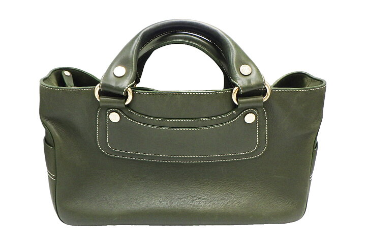 楽天市場】CELINE(セリーヌ）ブギーバッグ レザー グリーン 【中古 