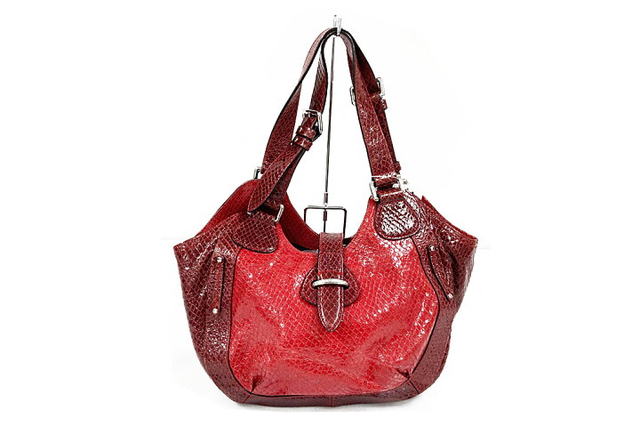 楽天市場】CELINE(セリーヌ）ショルダーバッグ パイソン柄 PVC/レザー 
