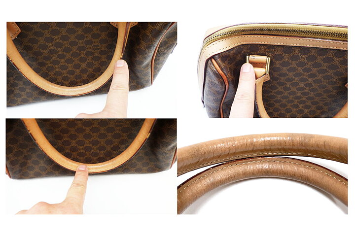 楽天市場】CELINE(セリーヌ）マカダム柄 ハンドバッグ M161 オールド
