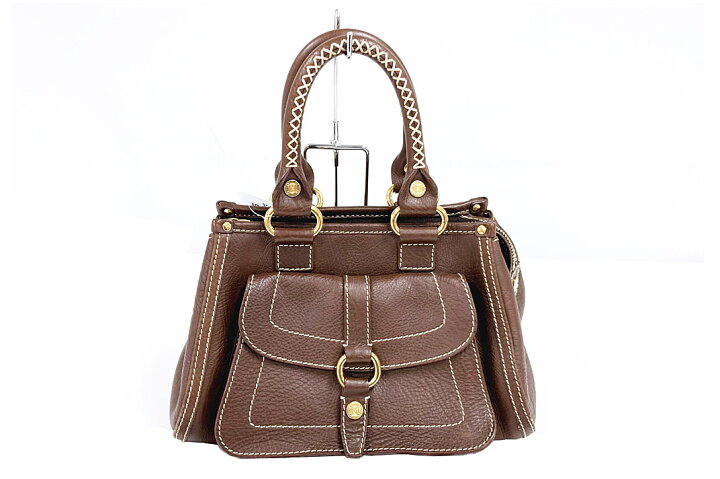楽天市場】CELINE(セリーヌ）ブギーバッグ レザー ブラウン レザー 袋  