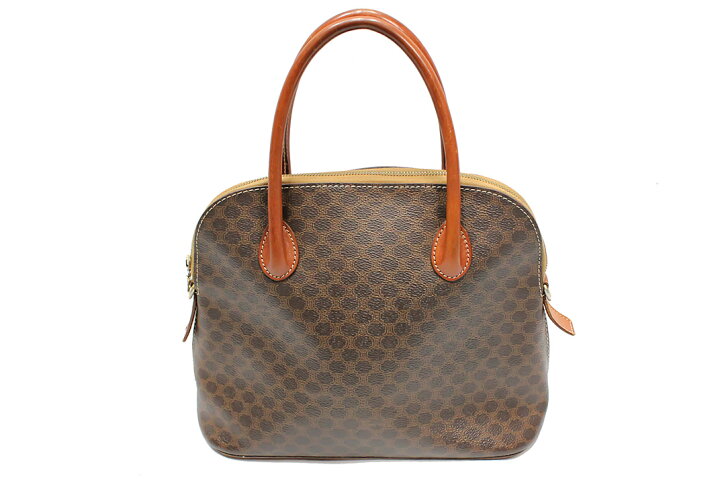 楽天市場】CELINE(セリーヌ）マカダム柄 ハンドバッグ ベージュ【中古 