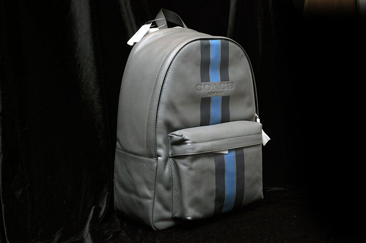 楽天市場】COACH(コーチ）レザーリュック ミッドナイトネイビー F72237 