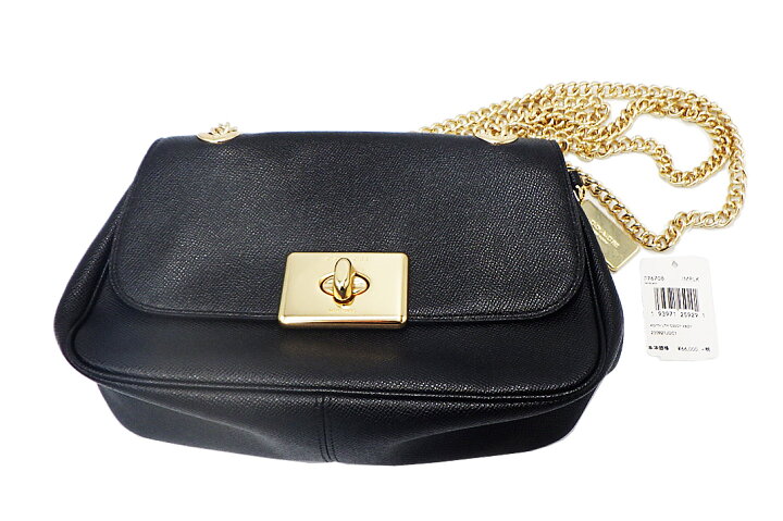 楽天市場】COACH(コーチ）チェーンショルダーバッグ F34828 ブラック 