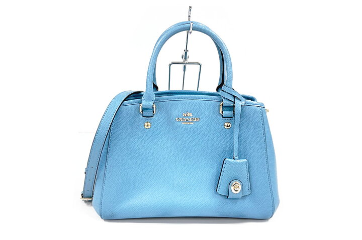 楽天市場】COACH(コーチ）2WAYハンドバッグ 36882 レザー 水色  