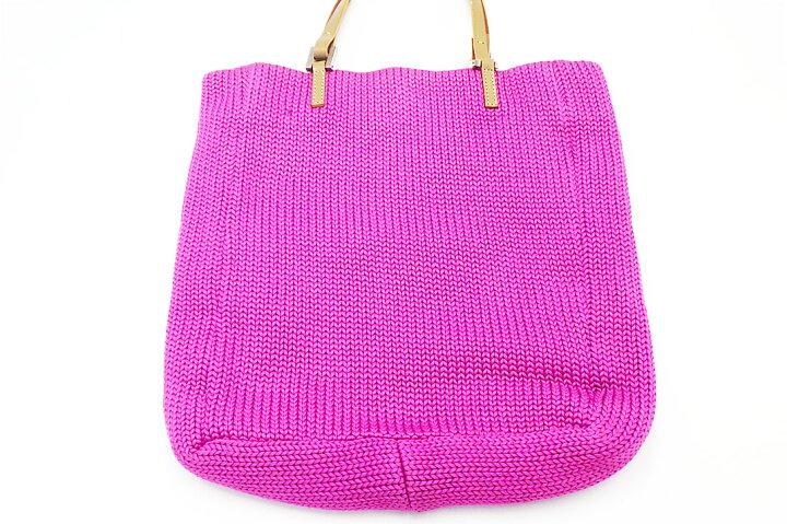 楽天市場】FENDI(フェンディ）ショルダートートバッグ ニット/レザー 