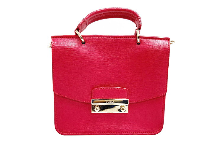 楽天市場】FURLA(フルラ）2WAYハンドバッグ メトロポリス レッド 