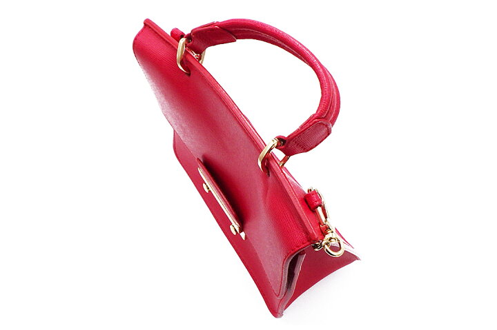 楽天市場】FURLA(フルラ）2WAYハンドバッグ メトロポリス レッド 