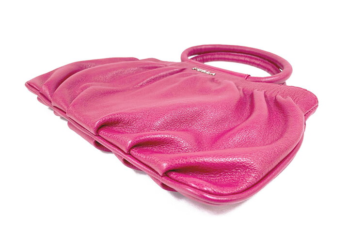 楽天市場】FURLA(フルラ）ハンドバッグ レザー ピンク 【中古】【人気 
