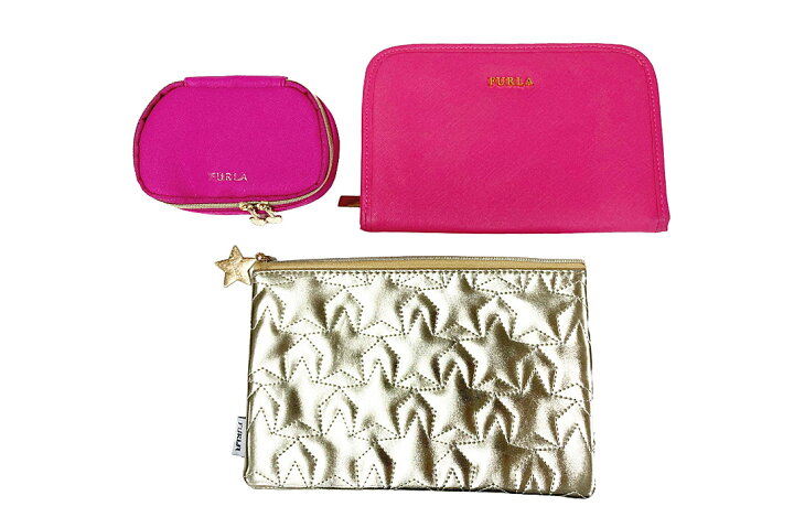 楽天市場】【SELECTION】【FURLA】アクセサリーポーチ 3点セット 