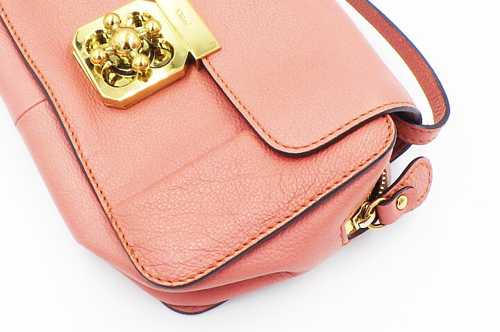 楽天市場】Chloe(クロエ）エルシー ショルダーバッグ レザー コーラル  