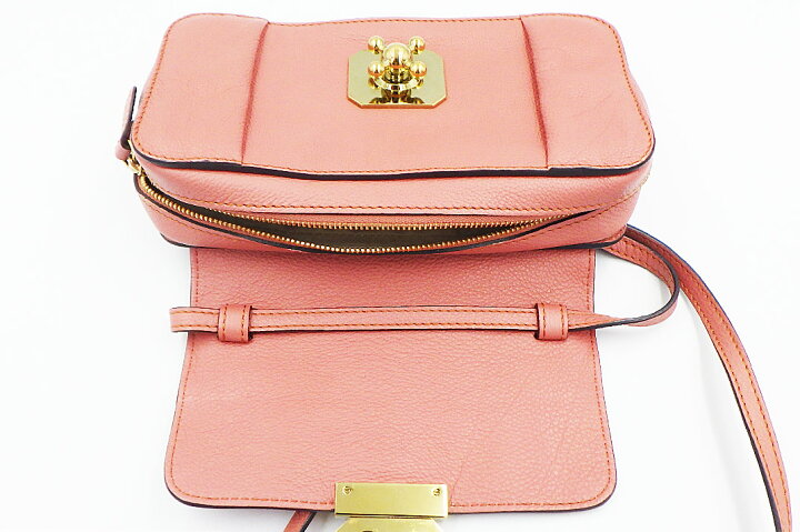 楽天市場】Chloe(クロエ）エルシー ショルダーバッグ レザー コーラル  