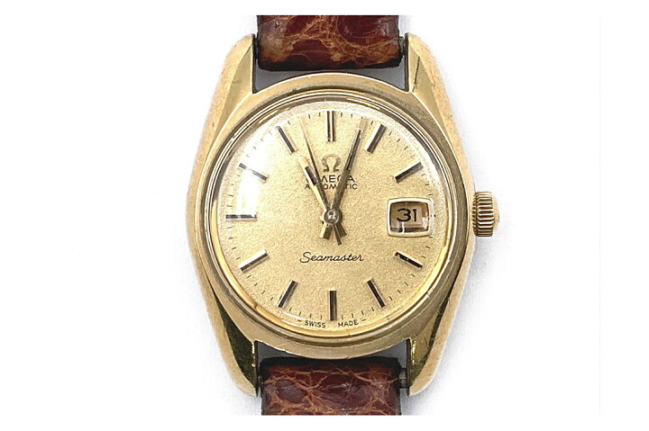 楽天市場】OMEGA(オメガ）シーマスターAT レディース プラ風防 自動  