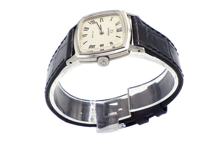 楽天市場】OMEGA(オメガ）デ・ビル レディース 手巻き 社外ベルト尾錠 