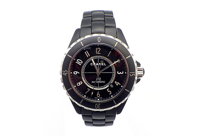 楽天市場】CHANEL(シャネル）J12 マットブラック 42mm H3131 自動巻き 