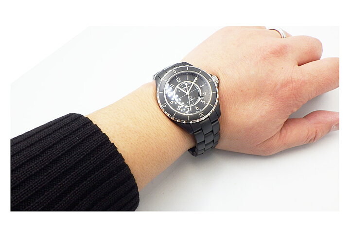 楽天市場】CHANEL(シャネル）J12 マットブラック 42mm H3131 自動巻き 