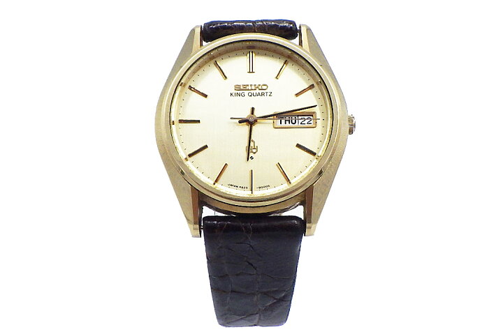 楽天市場】SEIKO(セイコー） キングクォーツ デイデイト 4823-8000-G 