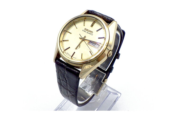 楽天市場】SEIKO(セイコー） キングクォーツ デイデイト 4823-8000-G 