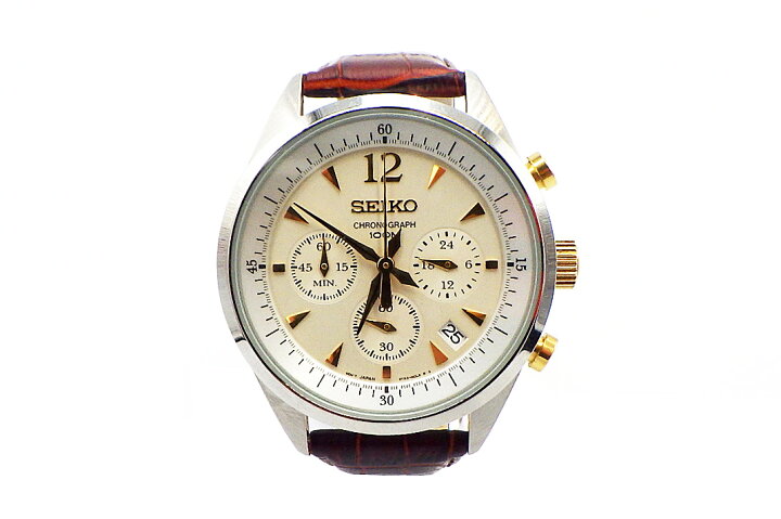楽天市場】SEIKO(セイコー） クロノグラフ 6T63-00F0 メンズクォーツ 