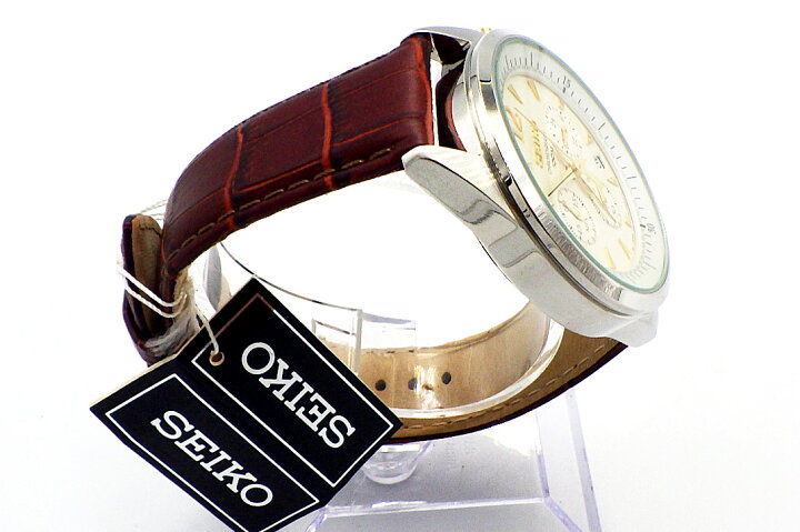 楽天市場】SEIKO(セイコー） クロノグラフ 6T63-00F0 メンズクォーツ 