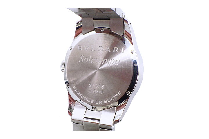 楽天市場】BVLGARI(ブルガリ）ソロテンポ ST37S クオーツ 内箱付き  