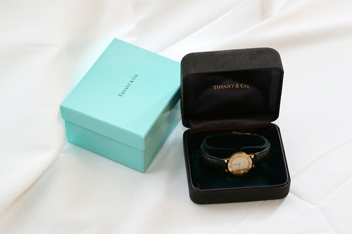 楽天市場】TIFFANY&CO(ティファニー）アトラスウォッチ クォーツ 18K刻 