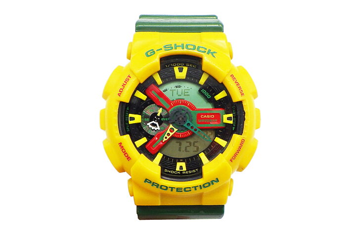 楽天市場】CASIO(カシオ）G-SHOCK GA-110RF-9AJF ラスタファリアン 