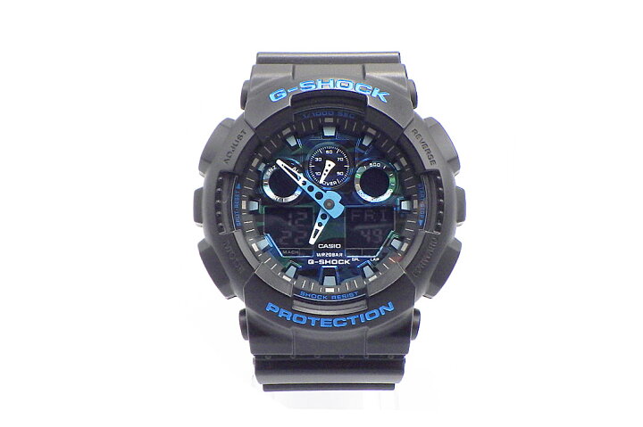 楽天市場】CASIO(カシオ）G-SHOCK GA-100CB-1A BLUE/カモフラ ケース 