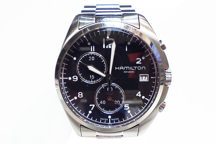 楽天市場】HAMILTON(ハミルトン） カーキ パイロット クロノ H765120 