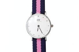 DANIEL WELLINGTON(ダニエルウェリントン）Ray BEAMS　Classy Glasgow 26mm　シルバー　レディースクォーツ　【中古】【人気】【美品】.4382.