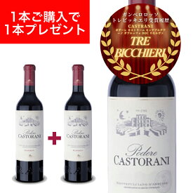 【2017年ヴィンテージ】【ガンベロロッソトレビッキエリ受賞履歴】【1本あたり3,750円】ポデーレ カストラーニ モンテプルチアーノ ダブルッツォ DOC リセルヴァ 750ml イタリア直輸入 赤ワイン CASTORANI（カストラーニ）ドルチェヴィータ ヤルノ・トゥルーリ 元F1 レーサー