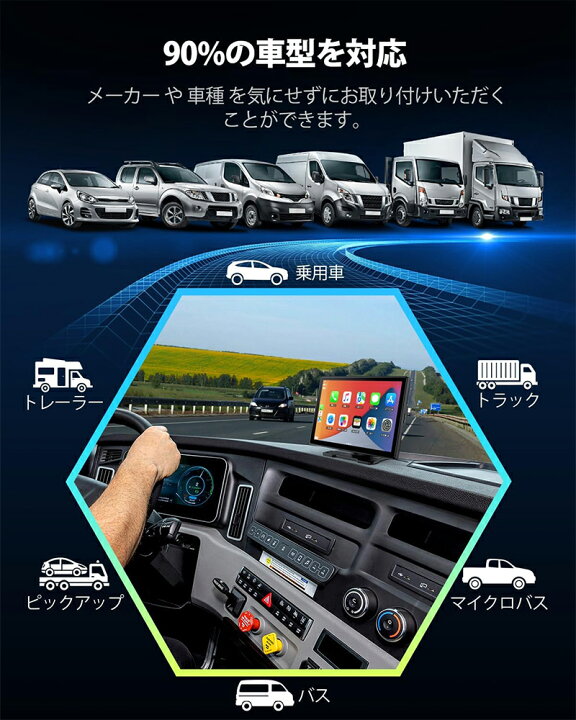 楽天市場】＼5倍ポイント／カーナビ オーディオ一体型 ワイヤレスカー 