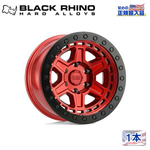 yBlack Rhino Kiz17C`zC[ 1{RENO 17×9 5H 127 -18 CB71.5CANDY RED W/ BLACK RING & BOLTSėp/1790REN-85127R71
