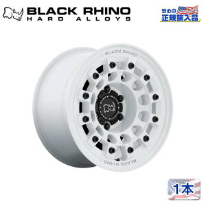 yBlack Rhino (ubNCm) K㗝Xz17C`A~zC[ 1{FUJI 17×8J 6H139.7 +20GLOSS WHITE ėp