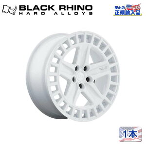 yBlack Rhino (ubNCm) K㗝Xz18C`A~zC[ 1{ALSTON 18×8.5J 5H114.3 +25GLOSS WHITE ėp